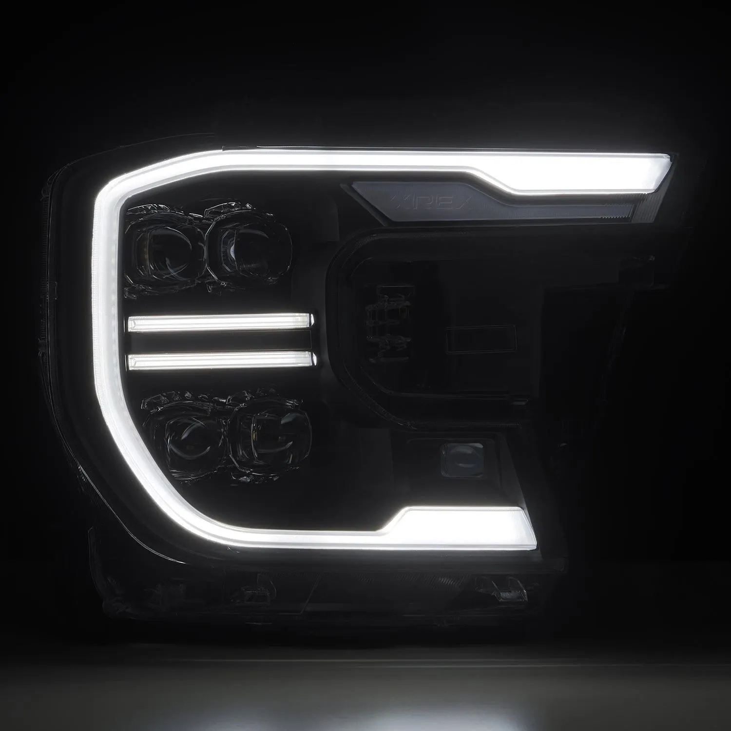 Фары проекторные светодиодные Black NOVA для Ford Ranger 2024–2026, AlphaRex — фото 7