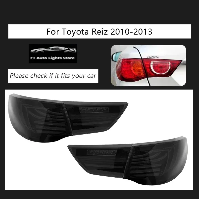 Задние LED-фонари RGB динамический поворотник для Toyota Reiz Mark X (2010-2013), комплект, комплект, FT Carlight Carlight — фото 1