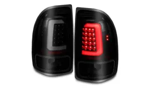 Dodge Dakota 1997-2004 задние фонари LED, цвет черный Housing дымчатые Lens Pair, коплект, ANZO USA — фото 1