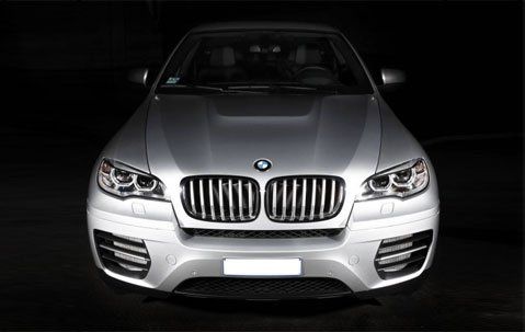 Капот рестайлинговый с "горбом" BMW X6 E71, оригинал — фото 1