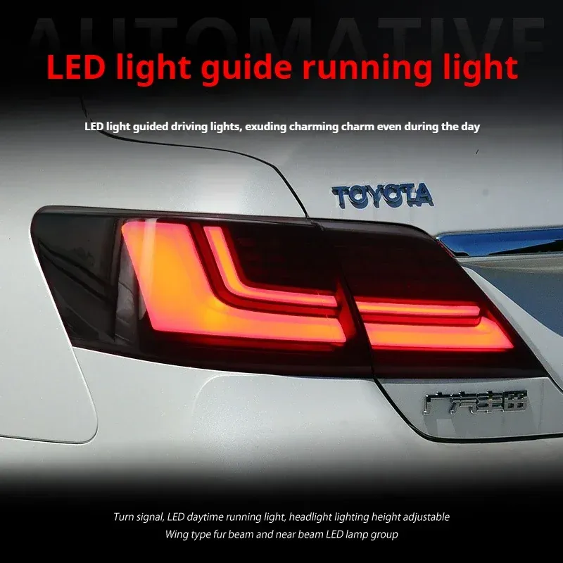 Задние LED-фонари динамический поворотник для Toyota Camry (2006-2011), комплект, комплект, FT Carlight Carlight — фото 4