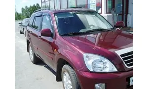 Дефлекторы боковых окон Toyota RAV4, 2000-2005/Chery Tiggo, 2005-, 4ч., темный / Тойота Рав 4 — фото 1
