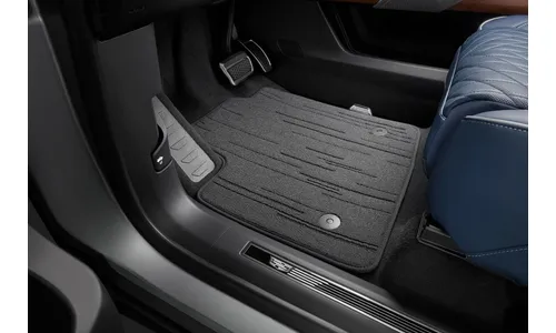 Текстильные коврики 1–3-го рядов для Cadillac VISTIQ I, чёрный Jet Black, 2-й ряд — кресла, GM — фото 1