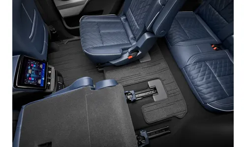 Текстильные коврики 1–3-го рядов для Cadillac VISTIQ I, чёрный Jet Black, 2-й ряд — кресла, GM — фото 4