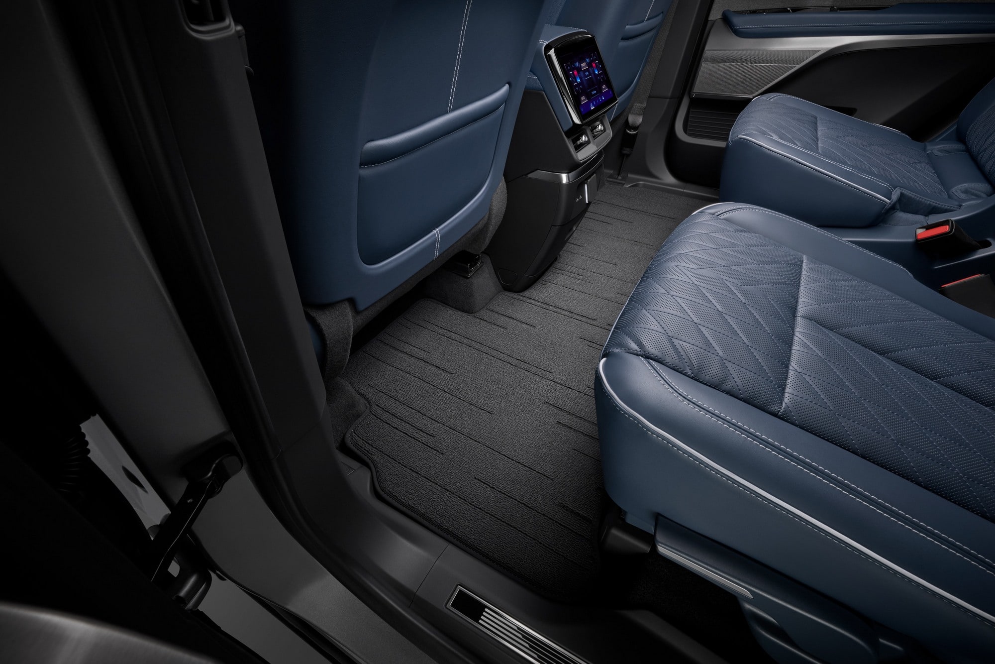 Текстильные коврики 1–3-го рядов для Cadillac VISTIQ I, чёрный Jet Black, 2-й ряд — кресла, GM — фото 5