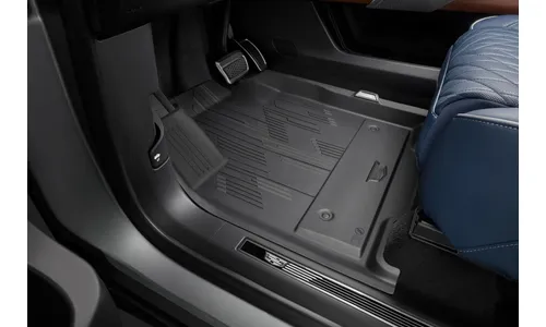 Объёмные коврики 1–3-го рядов для Cadillac VISTIQ I, чёрный Jet Black, 2-й ряд — кресла, GM — фото 1