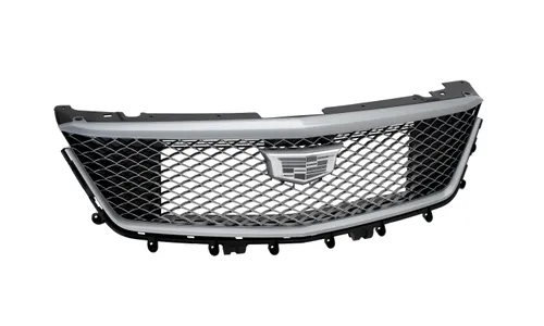 Решётка радиатора для Cadillac XT4 I (2024–2025), серебристый Galvano, GM — фото 3