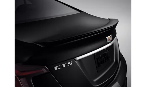 Задний спойлер для Cadillac CT5 I, чёрный Black Raven, GM — фото 1