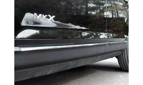 LLINCOLN MKX 2007-2010 ХРОМИРОВАННАЯ НИЖНЯЯ ДВЕРНАЯ ПАНЕЛЬ ОТДЕЛКА ИЗ НЕРЖАВЕЮЩЕЙ СТАЛИ 4 ШТ — фото 1