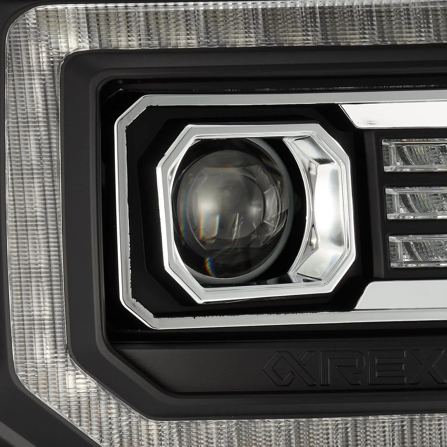 Фары светодиодные Black Luxx для GMC Sierra 1500/2500/3500 2015–2018, AlphaRex — фото 7