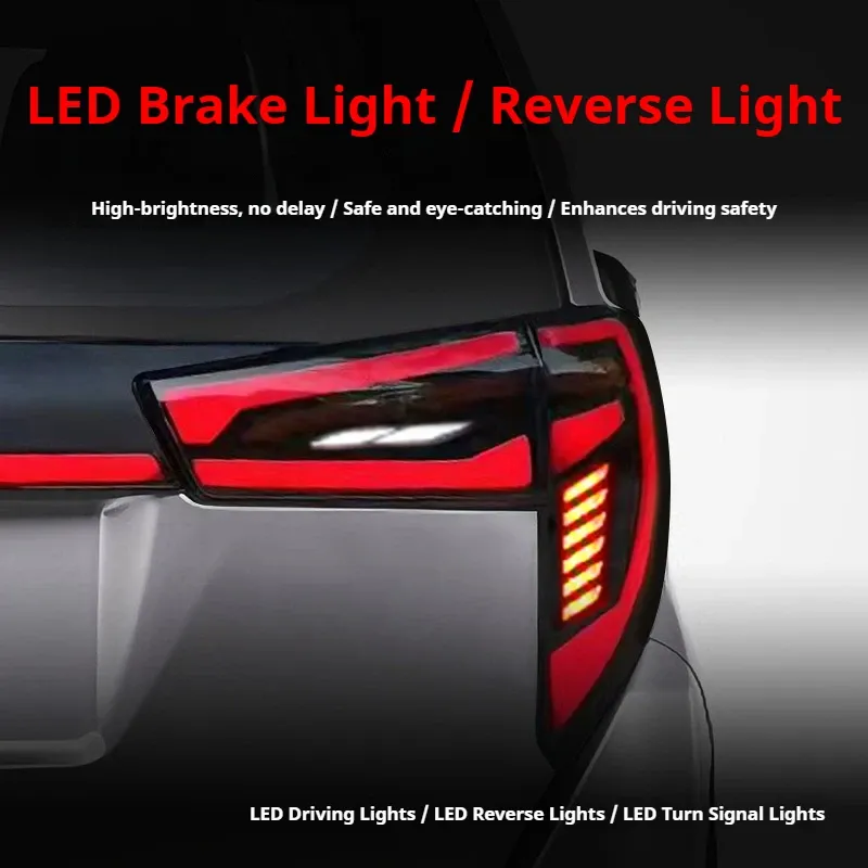 Задние LED-фонари динамический поворотник сквозные для Toyota Innova (2016-2022), комплект, комплект, FT Carlight Carlight — фото 3