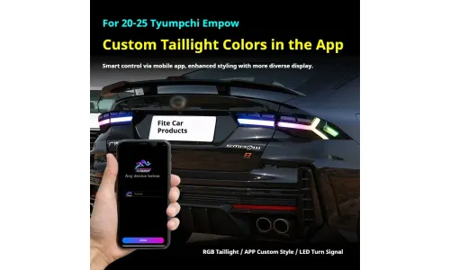 Задние LED-фонари RGB динамический поворотник для Trumpchi Empow (2021-2025), комплект, комплект, FT Carlight Carlight — фото 5