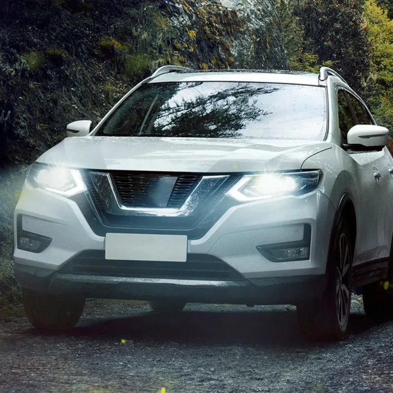 Фары передние LED с ходовыми огнями для Nissan X-Trail (2017-2021), комплект, комплект, FT Carlight Carlight — фото 3