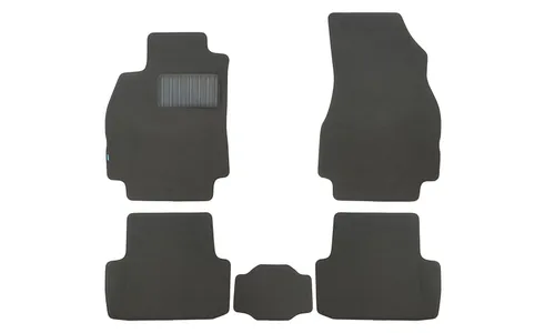 Коврики в салон Klever Premium RENAULT Megane II 2002-2006, 2006-2009, седан, 5 шт. (текстиль) / Рено Меган — фото 1