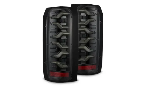 Фонари задние светодиодные Luxx Alpha-Black для Ford F-150/250/350 Bronco 1989–1996, AlphaRex — фото 1