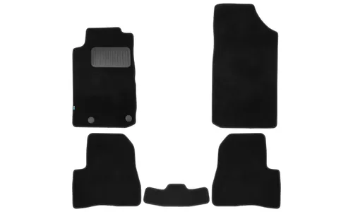 Коврики в салон Klever Premium PEUGEOT 206 1998-2012, седан, хэтчбек, 5 шт. (текстиль) / Пежо — фото 1