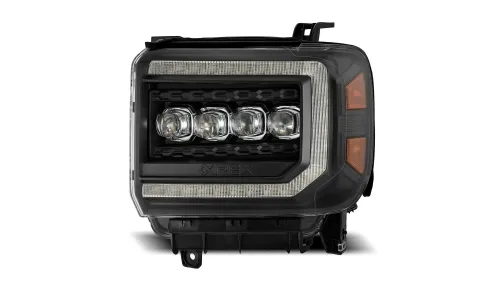 Фары светодиодные Black NOVA для GMC Sierra 1500/2500/3500 2015–2018, AlphaRex — фото 3
