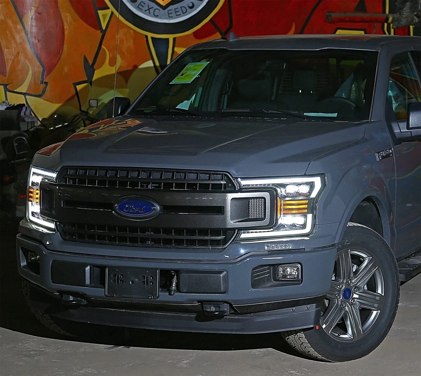 Фары проекторные светодиодные Black NOVA для Ford F-150 XL/XLT 2018–2020, AlphaRex — фото 3