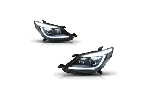 Фары передние LED с ходовыми огнями для Toyota Innova (2012-2015), комплект, комплект, FT Carlight Carlight — фото 6