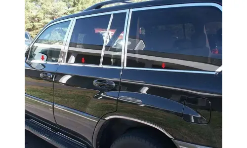 Нержавеющая хромированная подоконника отделкой 6шт. для Lexus LX470 2004-2007 | WS24120 — фото 1