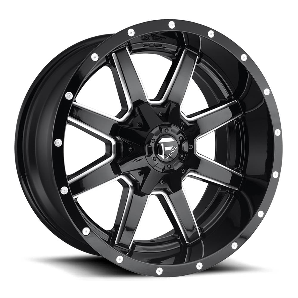 Диск колесный R18x9 Maverick D610 Черный Глянец Fuel Off-Road — фото 1