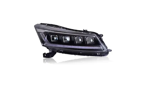 Фары передние LED с ходовыми огнями для Honda Accord 8 (2008-2013), комплект, FT Carlight — фото 7