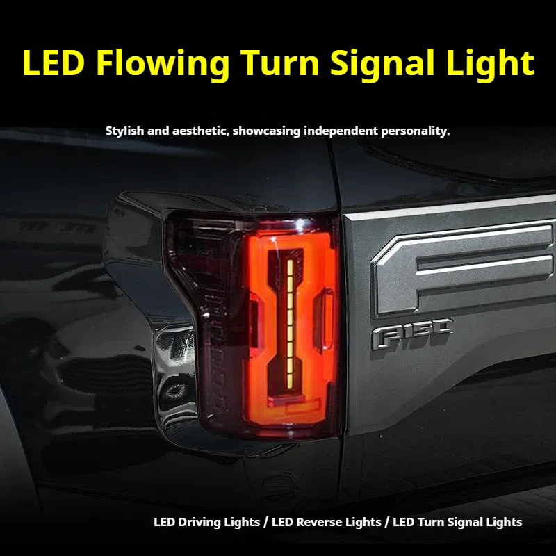 Задние LED-фонари динамический поворотник для Ford Raptor F-150 (2015-2021), комплект, комплект, FT Carlight Carlight — фото 3