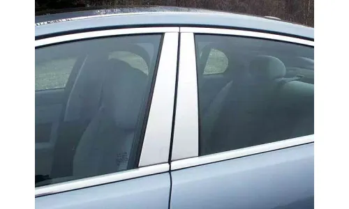 Накладки на стойки дверей 4шт. для Jaguar Xf 2009-2015 — фото 1