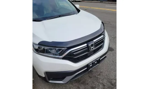 Защитный дефлектор капота AVS Smoke Aeroskin защита для Honda CRV 2017-2022 годов выпуска — фото 1