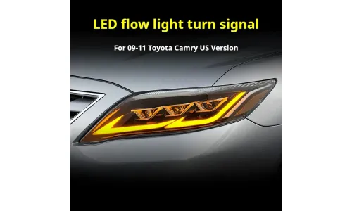 Фары передние LED с ходовыми огнями для Toyota Camry V40 (2009-2011), комплект, комплект, FT Carlight Carlight — фото 3