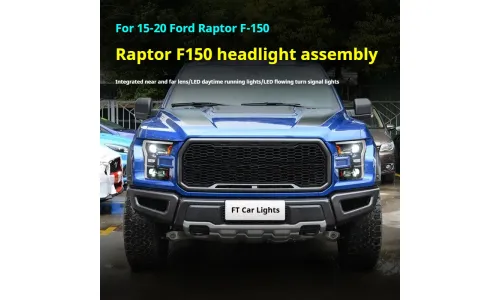 Фары передние LED с ходовыми огнями для Ford Raptor F-150 (2015-2020), комплект, комплект, FT Carlight Carlight — фото 5