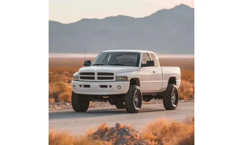 Фары проекторные светодиодные Black Nova для Dodge Ram 1500 1999–2001, AlphaRex — фото 3