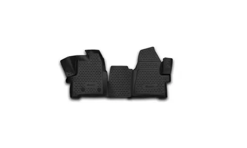 Коврики 3D в салон FORD Tourneo Custom/ Transit Custom, (1+2 seats) 2013-2017, 2 шт / Форд Турнео кастом — фото 1