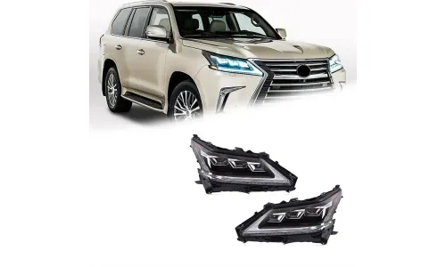 Фары передние LED с ходовыми огнями для Lexus LX570 (2016-2020), комплект, комплект, FT Carlight Carlight — фото 1