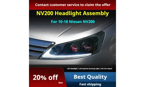 Фары Full LED проектор ДХО для Nissan NV200 (2010-2018), комплект, комплект, FT Carlight Carlight — фото 2