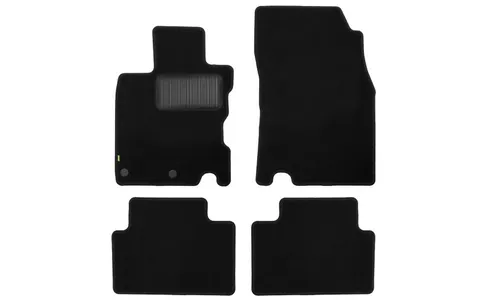 Коврики в салон Klever Standard NISSAN Qashqai+2 2008-2010, 2010-2013, кроссовер, 4 шт. (текстиль) / Ниссан Кашкай — фото 1
