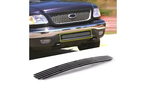 Silver передняя нижняя решетка с ламелями 1999-2002 Ford Expedition/F150 4WD — фото 1