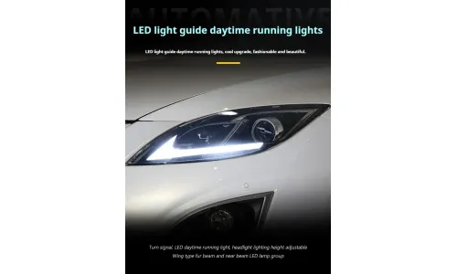 Фары передние LED с ходовыми огнями для Mazda 6 (2009-2016), комплект, комплект, FT Carlight Carlight — фото 2