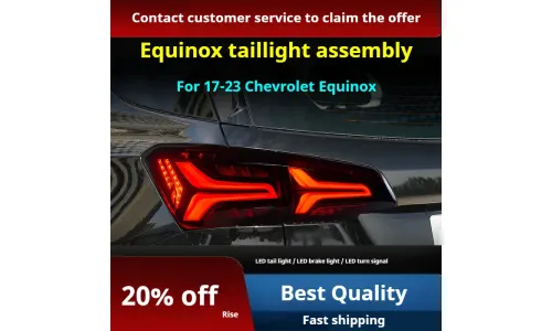 Задние LED-фонари динамический поворотник для Chevrolet Equinox (2017-2023), комплект, комплект, FT Carlight Carlight — фото 2