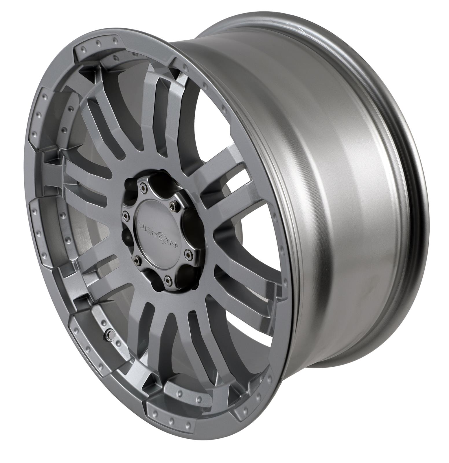 Диск колесный R18x8.5 375 Warrior Series Зимнее Серебро Vision Wheel — фото 1