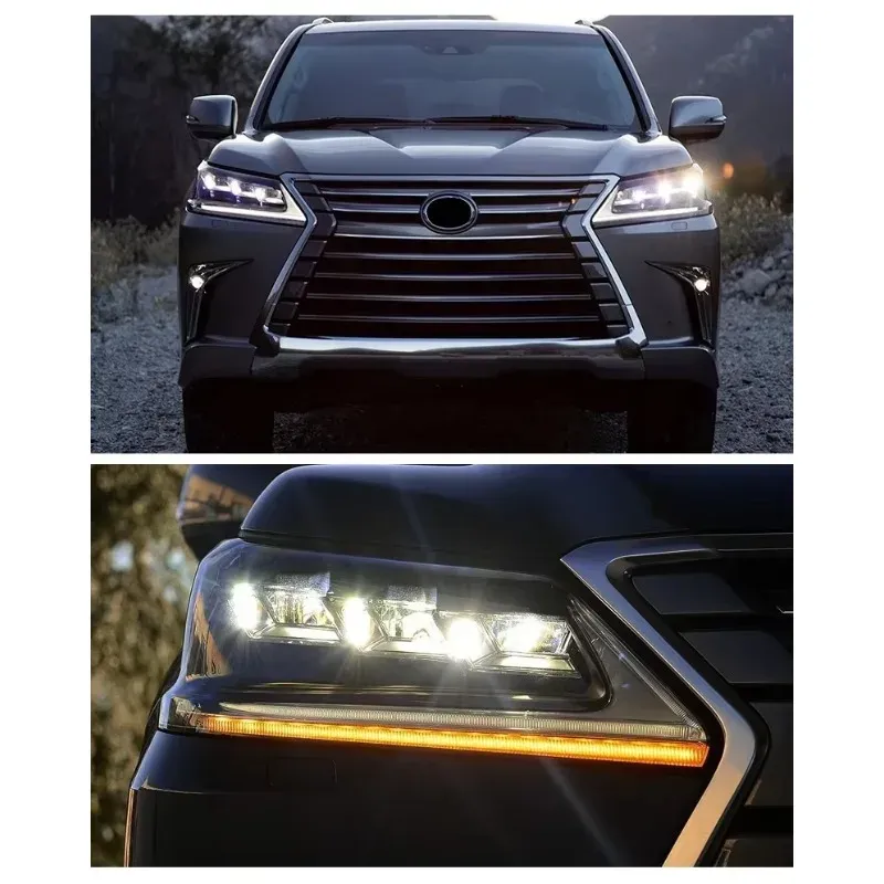 Фары передние LED с ходовыми огнями для Lexus LX570 (2016-2020), комплект, комплект, FT Carlight Carlight — фото 6