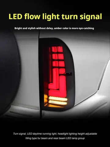 Задние LED-фонари динамический поворотник для Toyota Prado LC90/LC95 (1996-2002), комплект, комплект, FT Carlight Carlight — фото 5