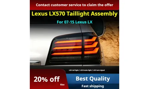 Фары передние LED с ходовыми огнями для Lexus LX570 (2007-2015), комплект, комплект, FT Carlight Carlight — фото 2