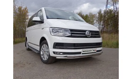 Защита передняя нижняя (двойная) 42,4/42,4 мм VWMULT15-01 — фото 1