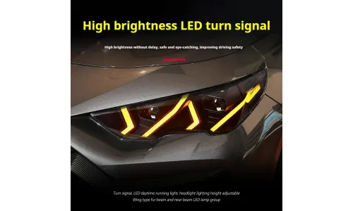 Фары передние LED с ходовыми огнями для Trumpchi Empow (2021-2024), комплект, комплект, FT Carlight Carlight — фото 3