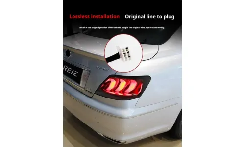 Задние LED-фонари динамический поворотник для Toyota Reiz Mark X (2005-2009), комплект, комплект, FT Carlight Carlight — фото 4