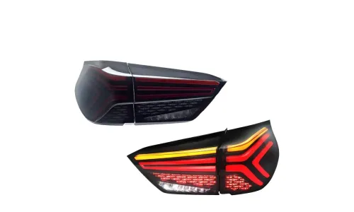 Задние LED-фонари Full LED динамический поворотник для Honda Fit GK5 (2021-2024), комплект, комплект, FT Carlight Carlight — фото 6