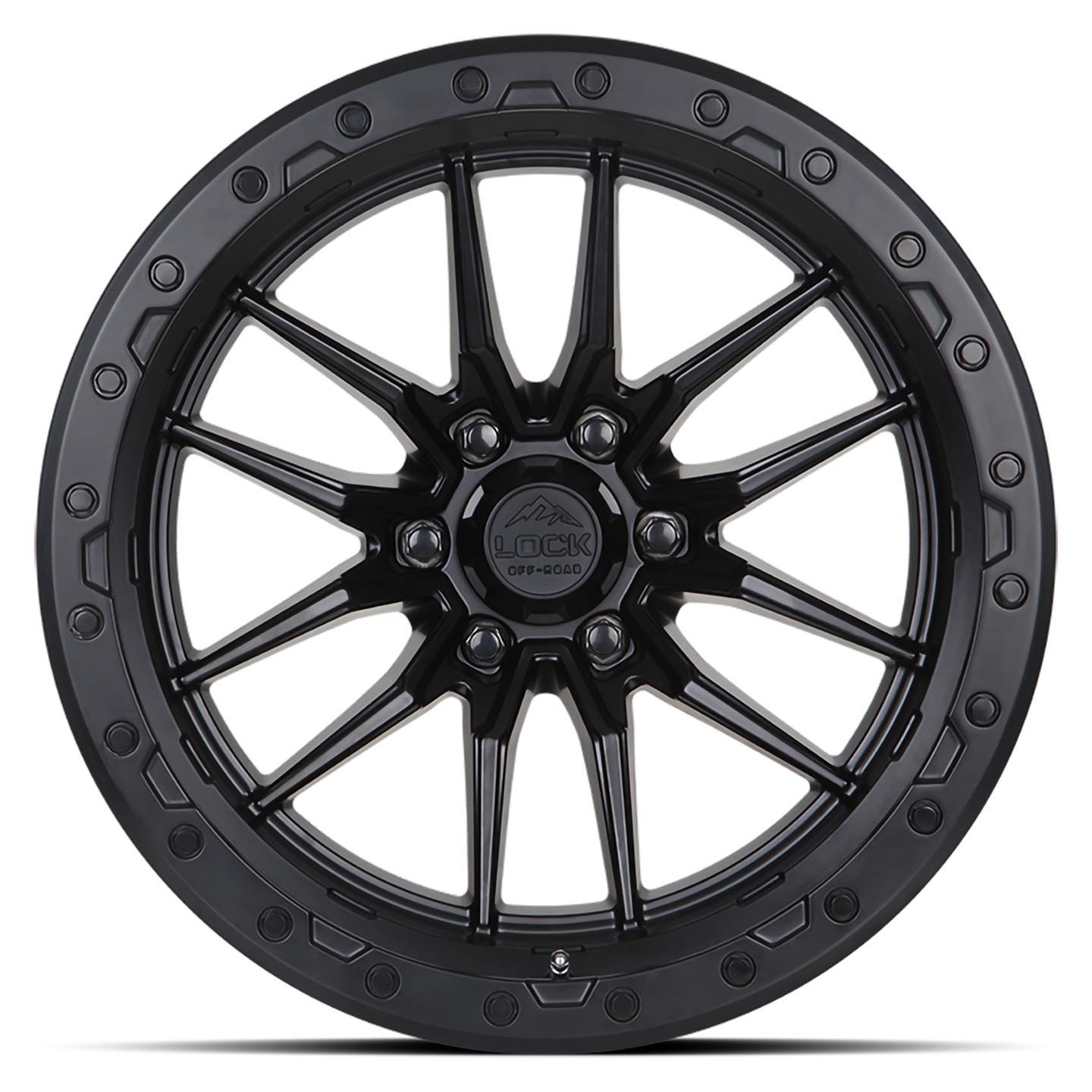 Диск колесный R20x9 Krawler Матовый Черный Lock Off-Road — фото 1