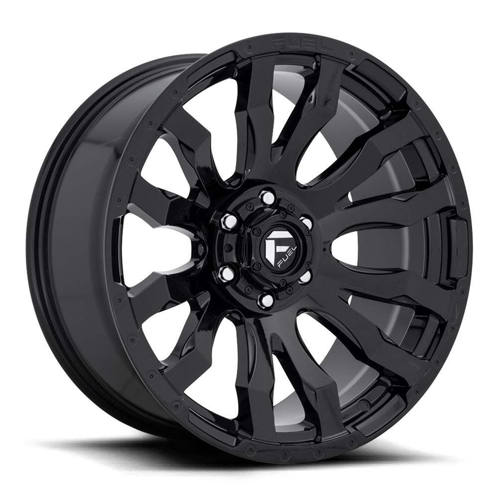 Диск колесный R20x9 Blitz D675 Глянцевый Черный Fuel Off-Road — фото 1
