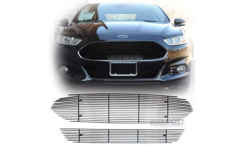 черная Grille 2013- 2016 Ford Fusion верхняя нижняя Replacement — фото 1